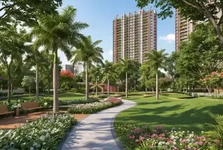 Central Park at The Living Blueprint At Ganga Legends County